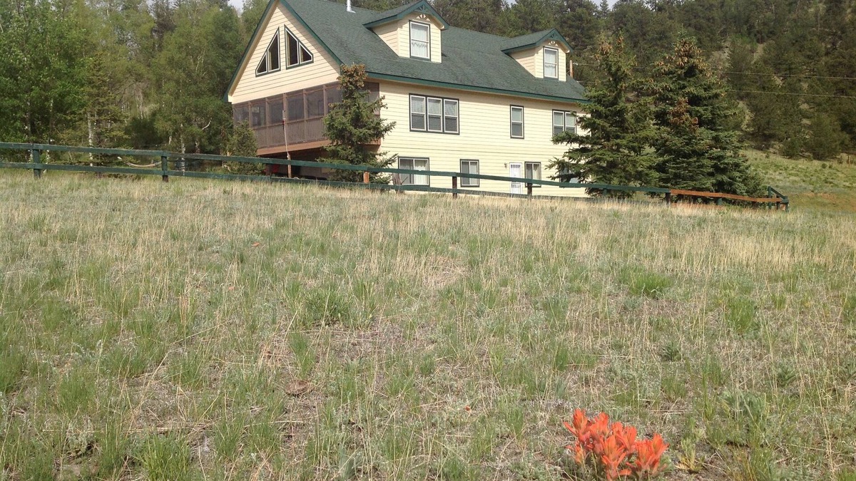 Tarryall House | Groups/families, River, Mtn, Fishing, hay ranch. Forest access and 100+ acres.