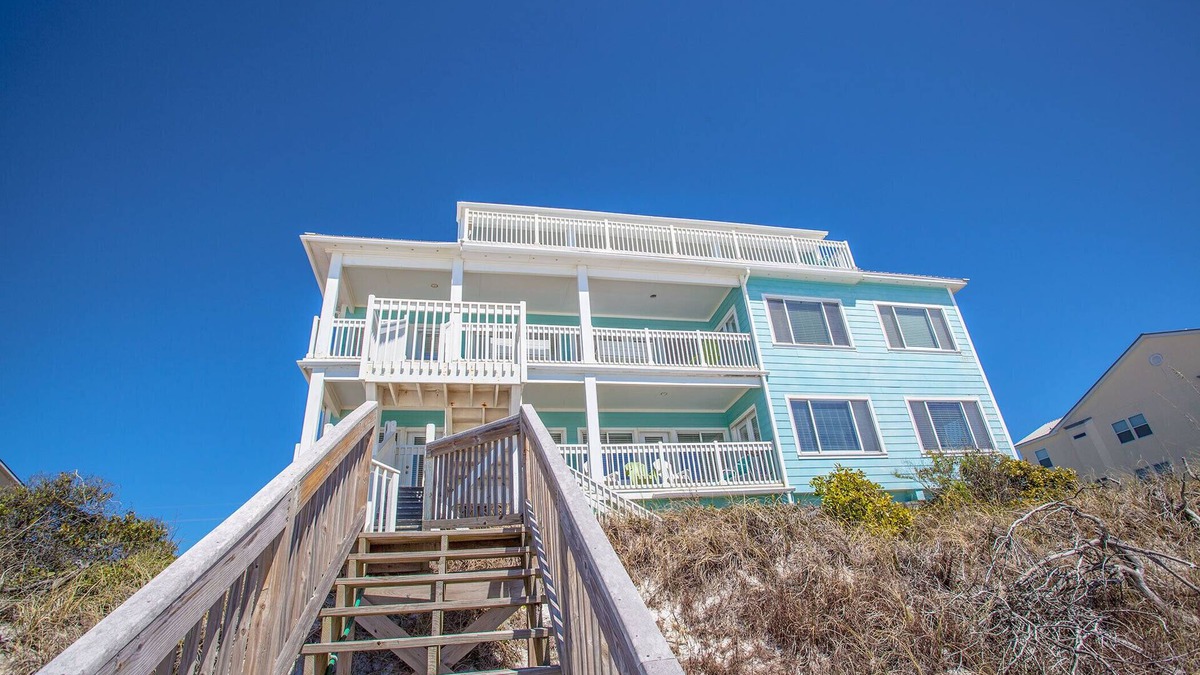 Dune Allen Beach House | Gulf Front, Perfect For Weddings & Reunions- Pet Friendly. 3 Separate Condos.