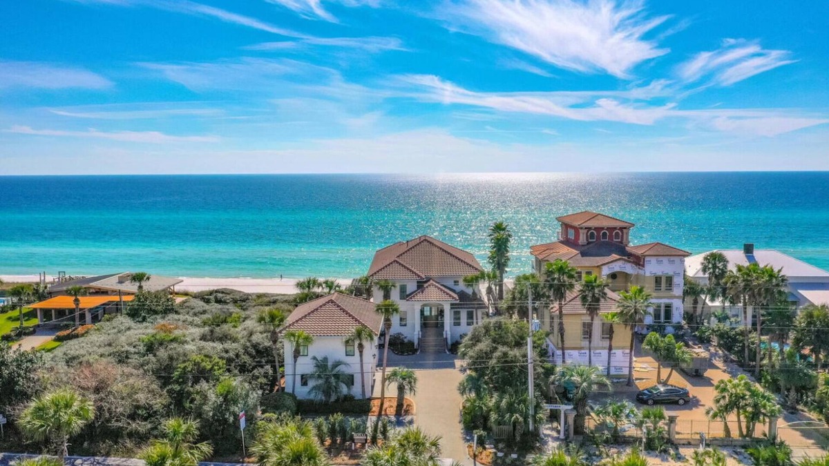 Santa Rosa Beach House | Gulf Front With 150 Feet Of Private Beach In Dune Allen + Private Pool