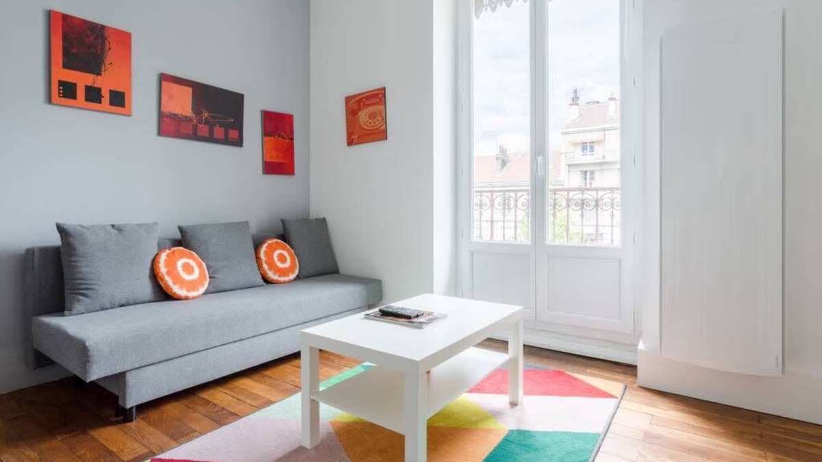 Quartier Chorier-Berriat Apartment | #H0 | Le Jaurès 🍊| T2 fully equipped | Balcony, wifi
