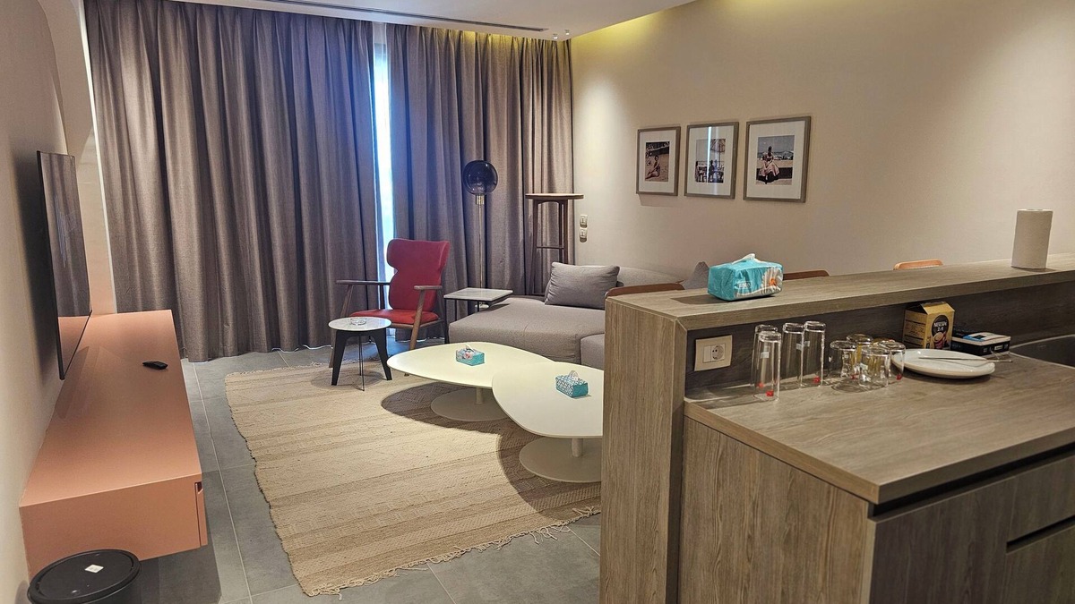 Marsa Matruh Ski Chalet | Hacienda Red north coast chalet 3 bedrooms free access for beach .garden viewn