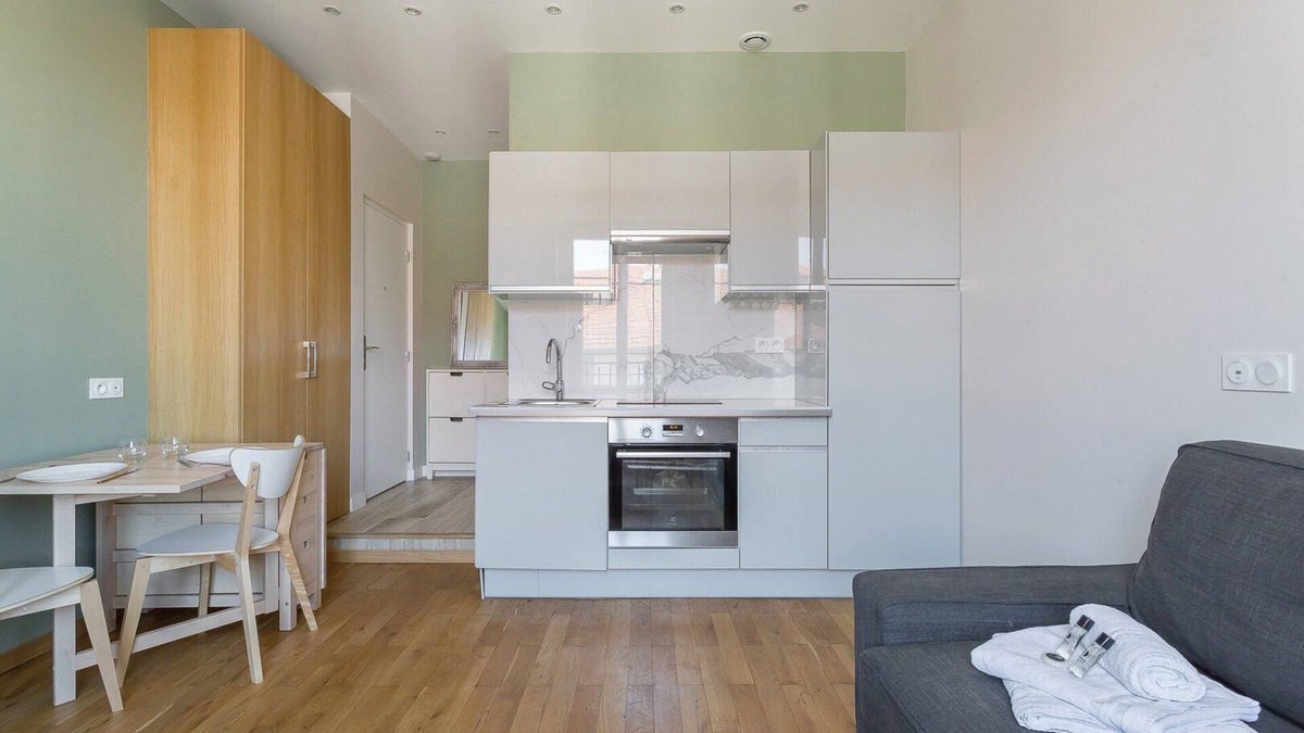 Jean Moulin - Marius Berliet Apartment | Hamac Suites - Monplaisir fully equipped studio-2p