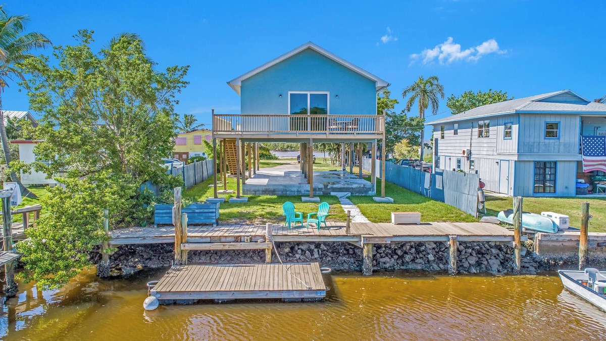 Marco Island House | Harbor Place Boathouse, BRAND NEW, Open, on stilts, ocean front