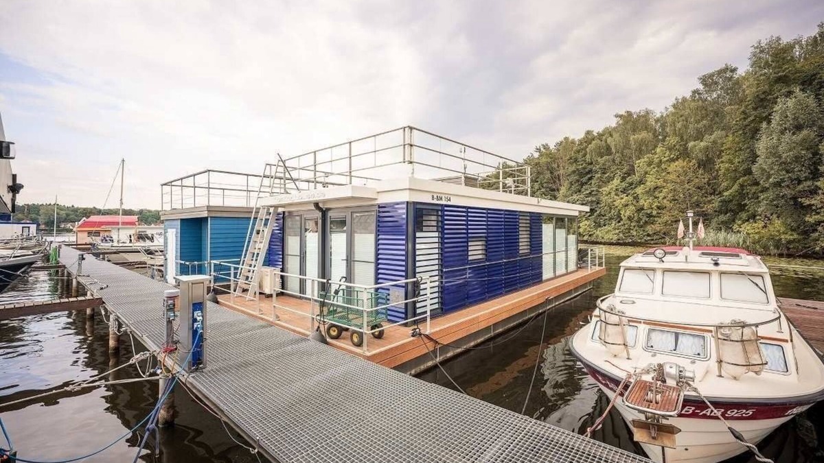 Niederneuendorf Apartment | Hausboot für 4 Gäste mit 45m² in Hennigsdorf