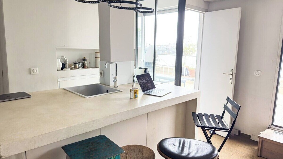 Quartier de la Goutte-d'Or Apartment | HbyB-Apt terrasse époustouflante