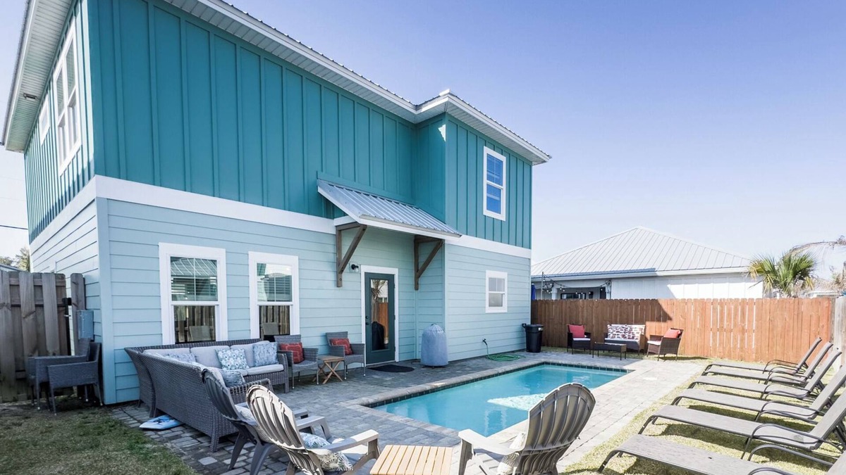 Inlet Beach Heights House | Heated/Cooled Pool! Sleeps 16 w/Game Room! Close to Pier Park, Beaches & 30A!