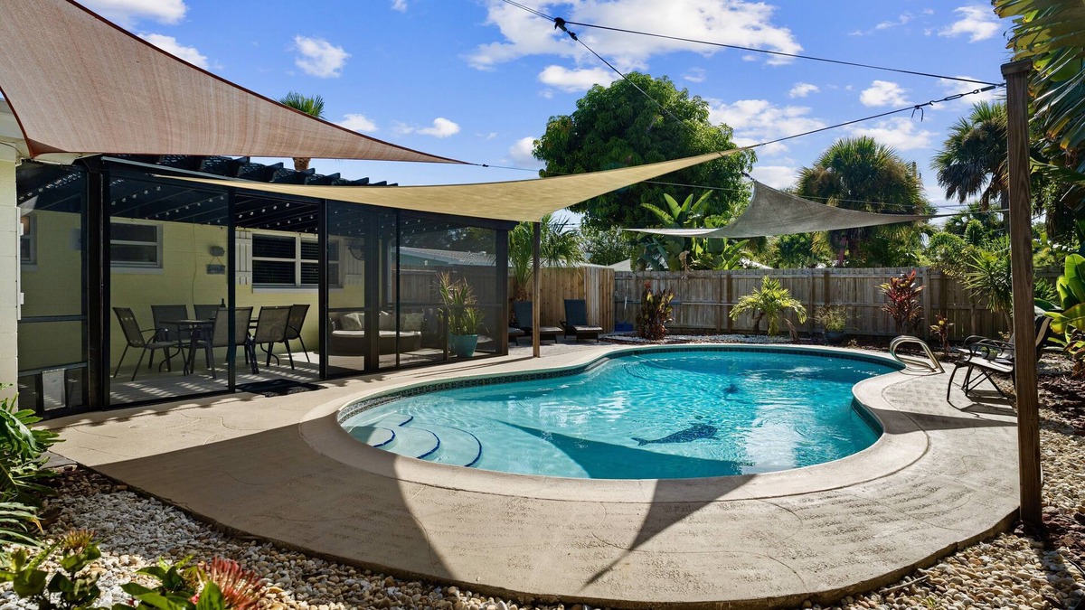 Cape Caneveral Beach Gardens House | Heated Pool-Beach Access -3/2 -Game room