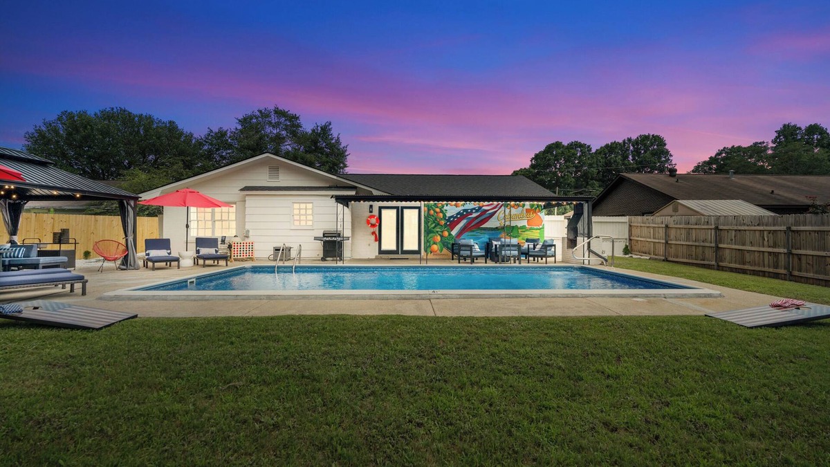 Columbus House | Heated Pool & Game Room Oasis Sleeps 14 Near Ft Benning