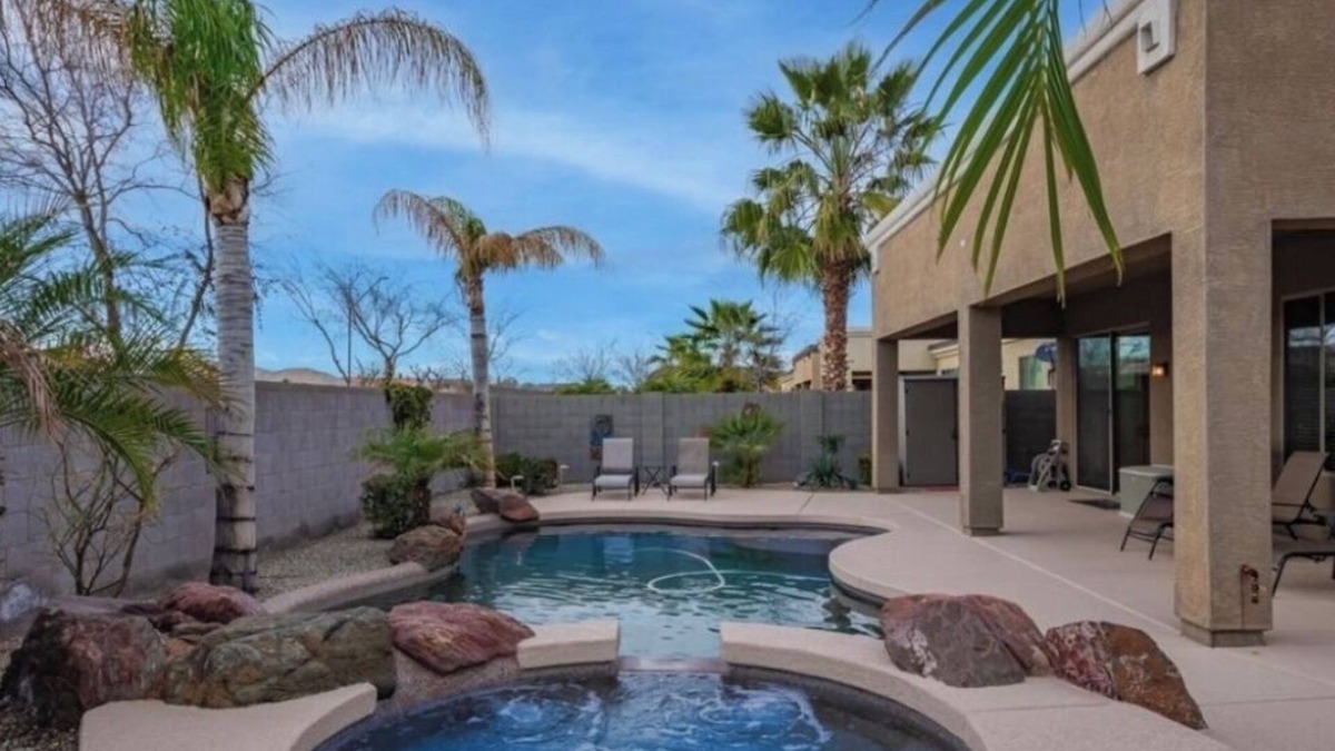 Surprise Farms House | Heated pool & hot tub - backyard oasis - single level home