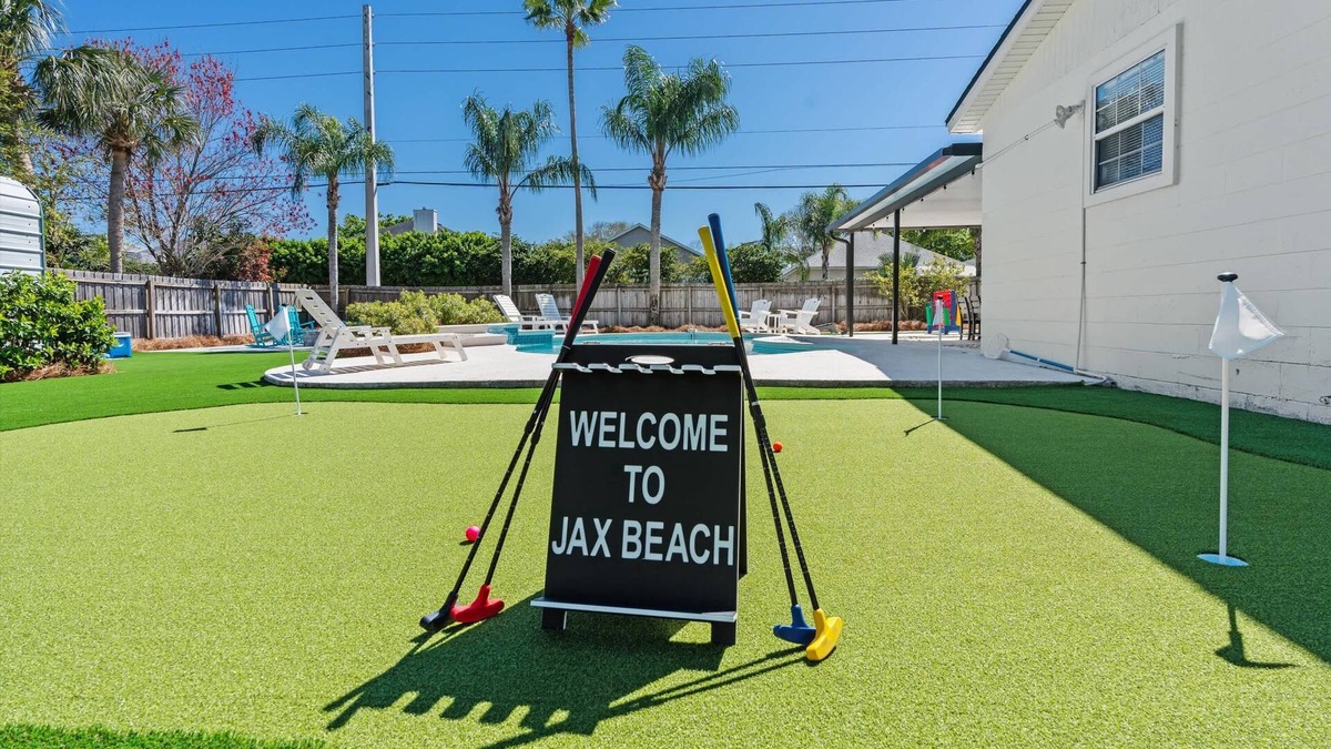 Jacksonville Beach House | Heated Pool & Putting Green! Ocean Oasis Jax Beach