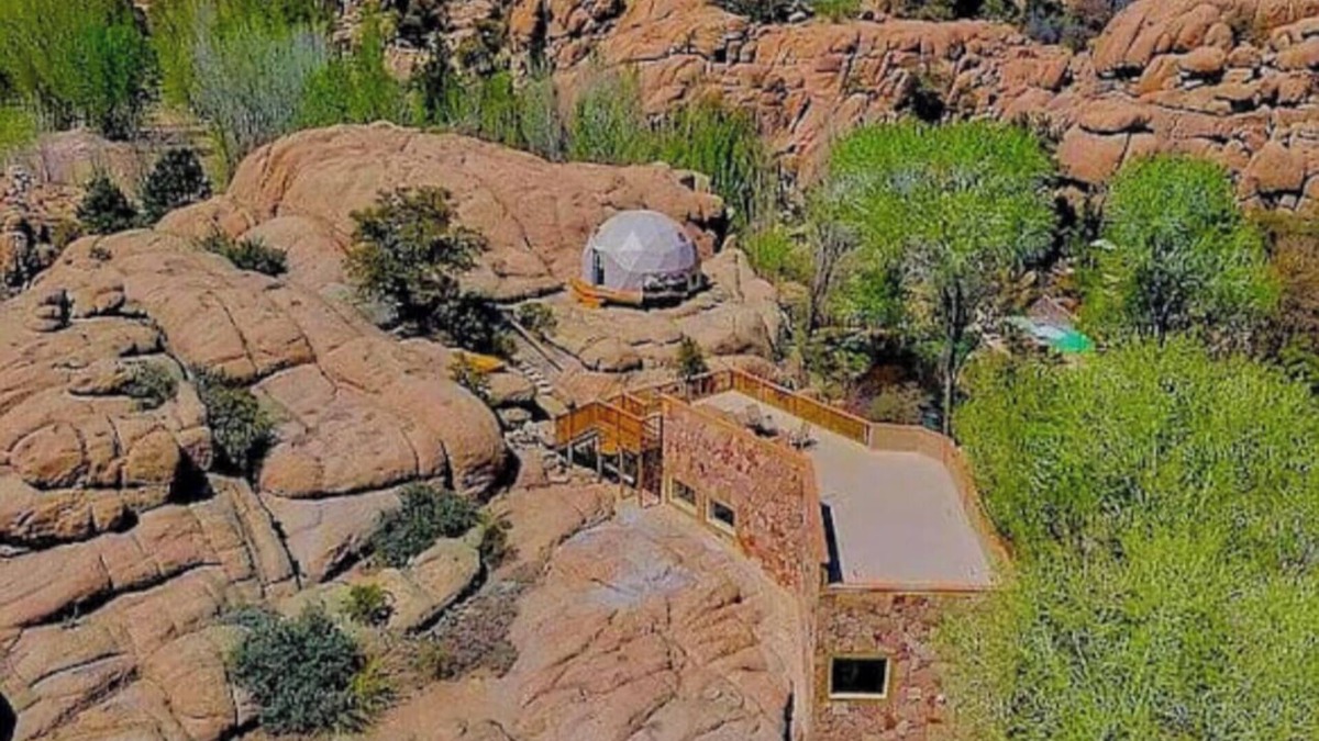 Prescott House | Heaven on Earth Retreat's Wildly Spectacular Cave Castle in the Granite Dells