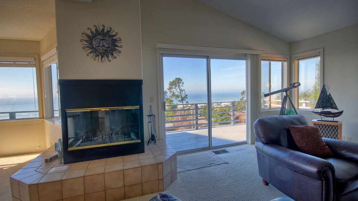 Marine Terrace House | Heavenly Ocean View - #LH37: 2 BR, 2 BA House in Cambria, Sleeps 4