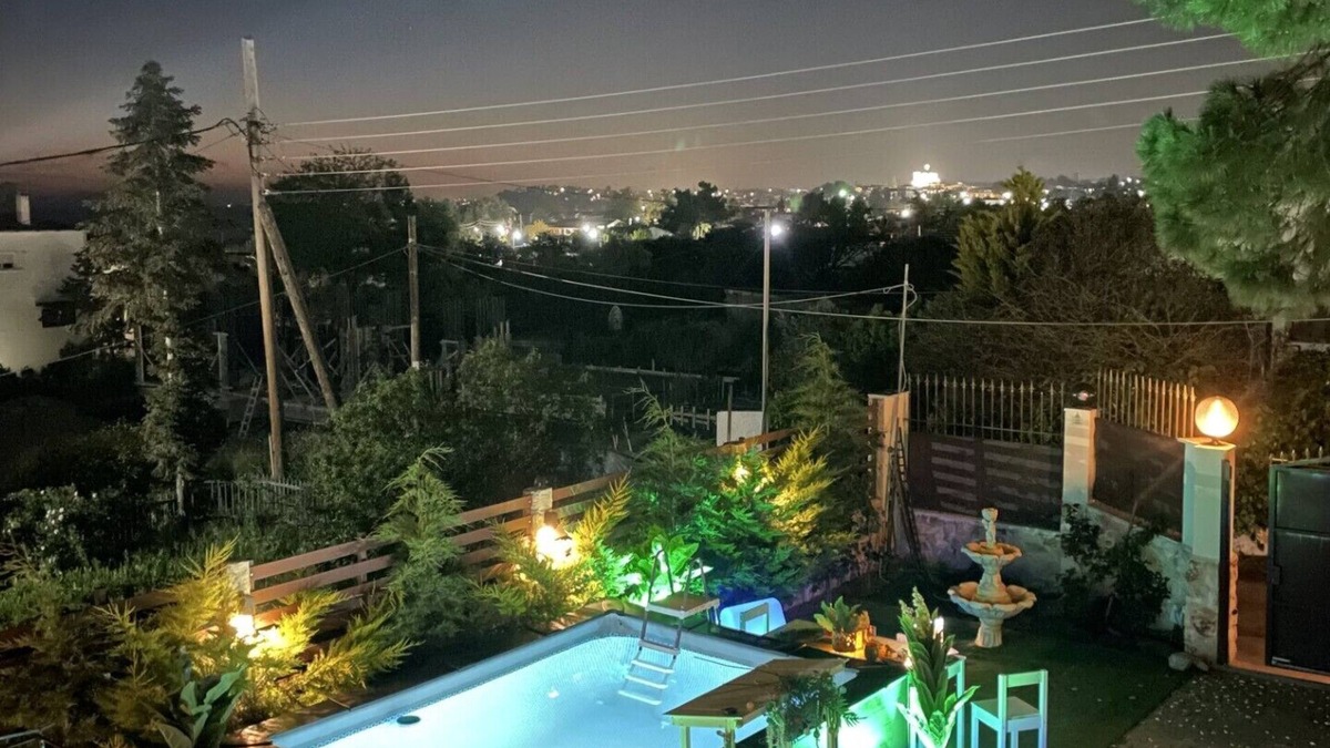 Nea Iraklia Villa | Heraklia villa sea view pool & jacuzzi
