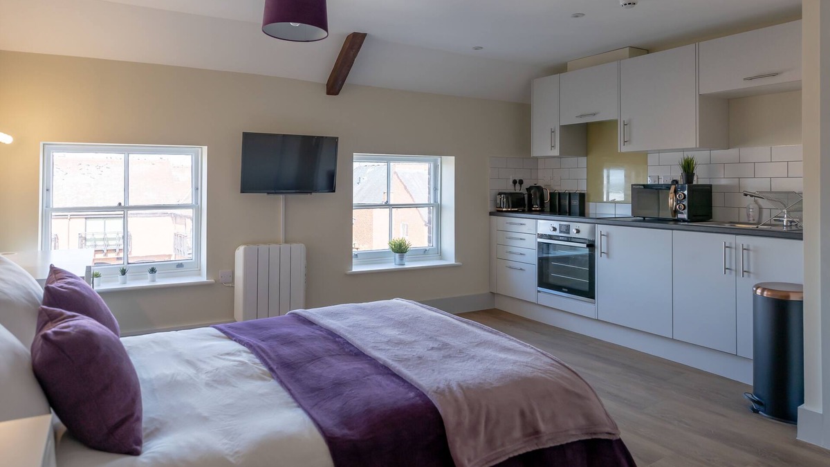 Hereford Apartment | HEREFORD CITY CENTRE – Apartment 10: Modern 1-Bed in City Centre, Sleeps 2