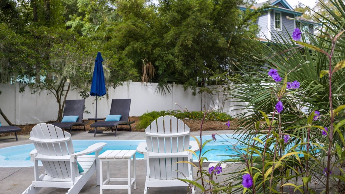 North Forest Beach House | HGTV Top Pick! Gorgeous 5 Star Coastal Cottage, Private Pool & Patio, Walk to Beach & Coligny Plaza!