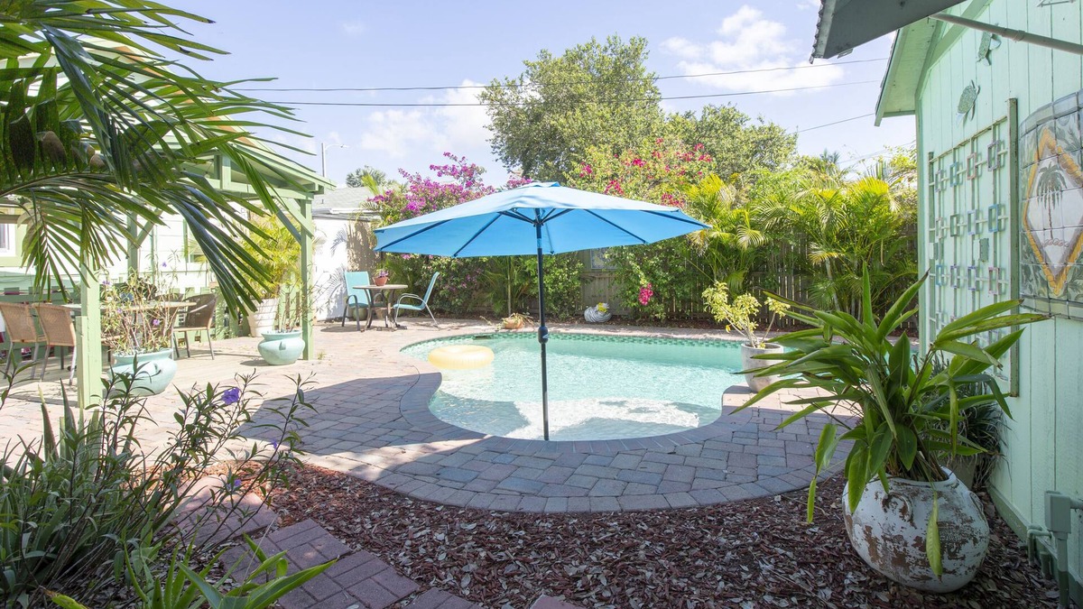Mango Groves Cottage | Hidden Private Tropical Oasis with Two Cottages, Pool and Gorgeous Gardens