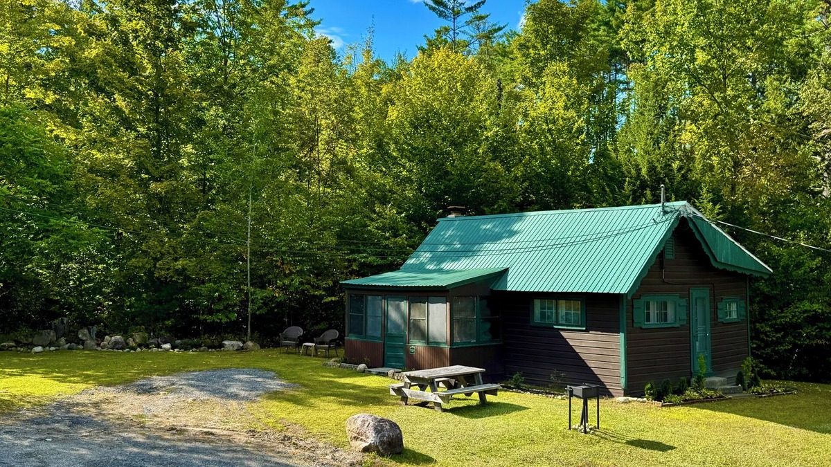 Chestertown House | Hide-A-Way Cabin, Pool & AC, Authetic Adirondack Cabin Steps from Loon Lake