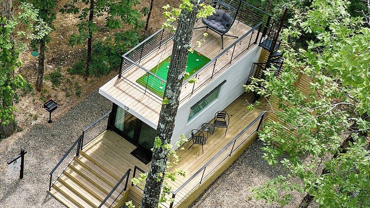 Broken Bow Cabin | HIGH LUXE Tiny Cabin|Believe in Miracles|Outdoor Soaker Tub|