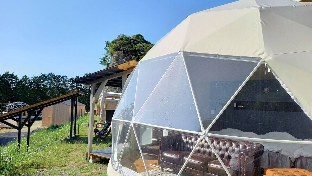Isumi RV Rental | Highest class dome family plan private shower a/Isumi City Chiba