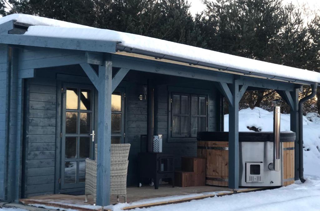Lewiston Ski Chalet | Highland cabin - relaxing hot tub