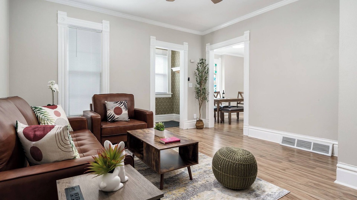 Rockford House | Historic downtown home w/playroom pool table, 2 doors from river