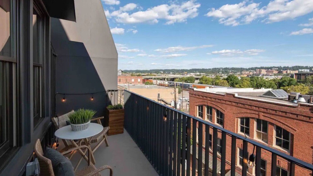 Central City Apartment | Historic Morris Ave- Private Balcony & City Views!