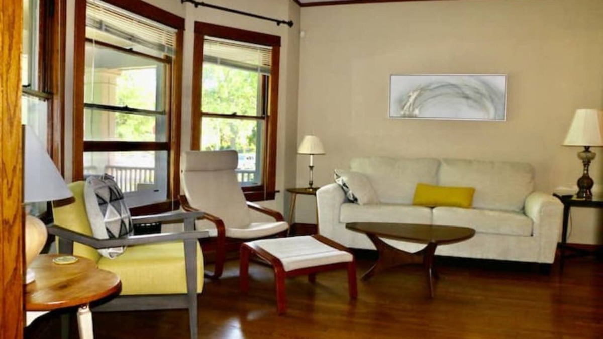 Old Irving Park House | Historic North Side house with hot tub in public transit hub near downtown