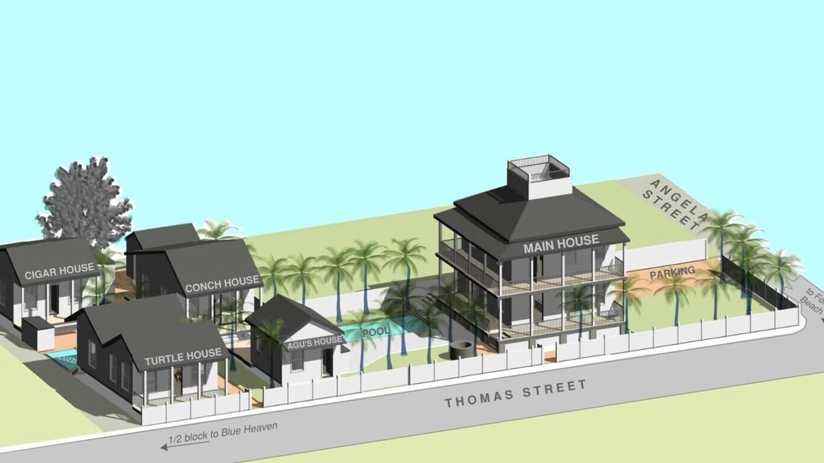 Old Town House | Historic Old Town Key West Rental Compound - 11 Beds, 4 Sleeper Sofas, 20 Guests