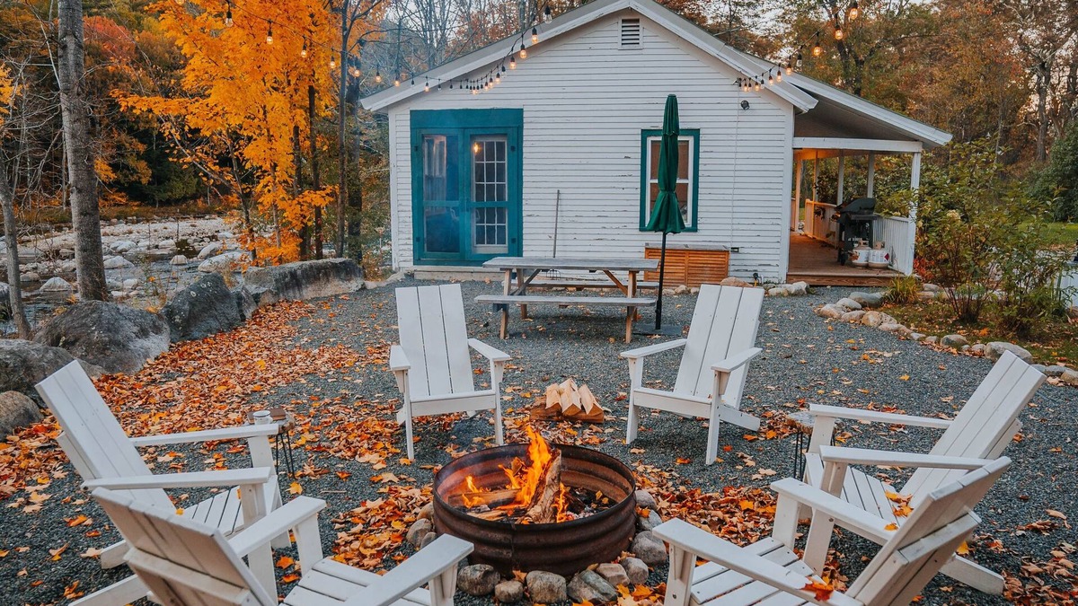 Upper Jay House | Historic River Cabin with Sauna & Swimming Hole, Warner's Camp