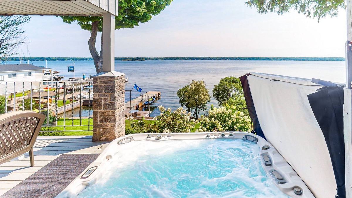 Brockville House | Historic riverfront home near downtown with private hot tub, river views, & dock