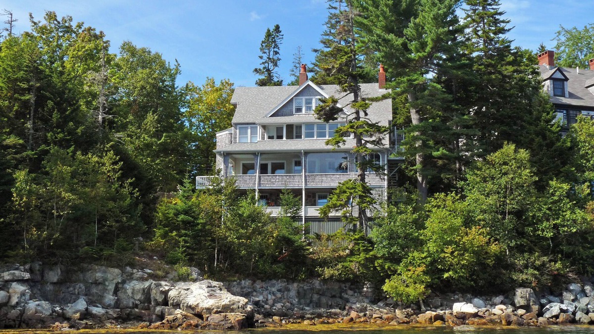 Northeast Harbor Cottage | Historic Summer Cottage with stunning views of the harbor and modern amenities.