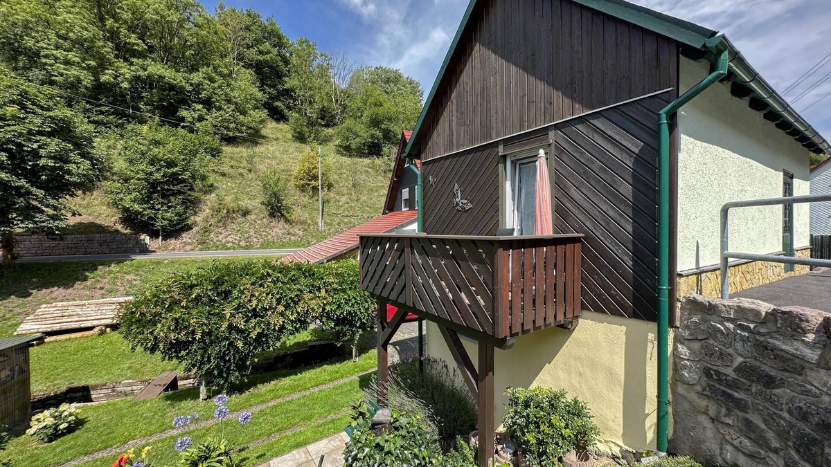 Schleusegrund House | Holiday home with balcony & garden Thuringia