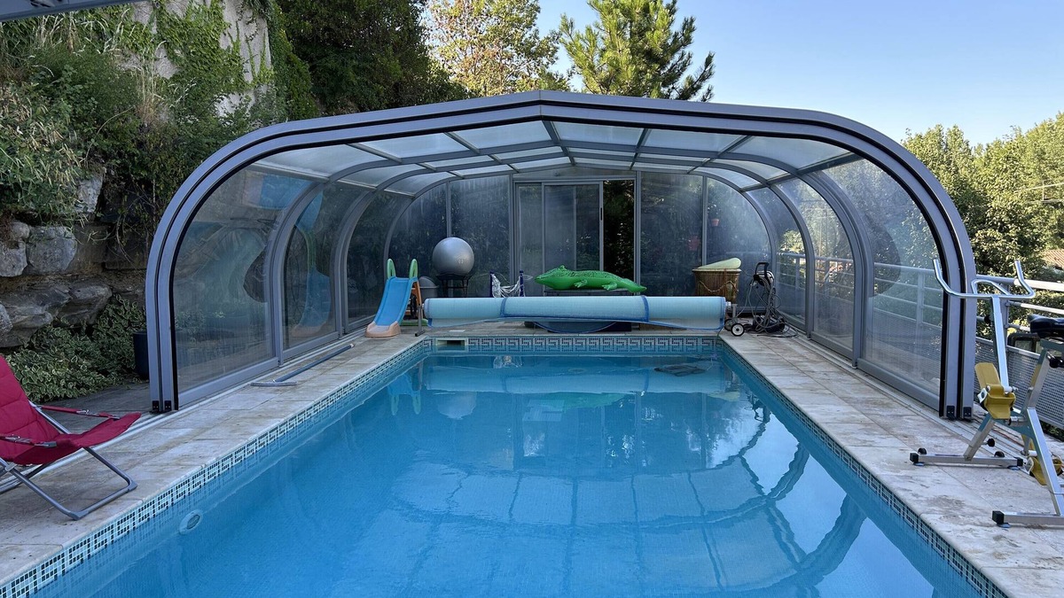 Saint-Georges-de-Luzencon House | Holiday Home 'Le Mas De Campels' with Mountain View, Private Pool and Wi-Fi