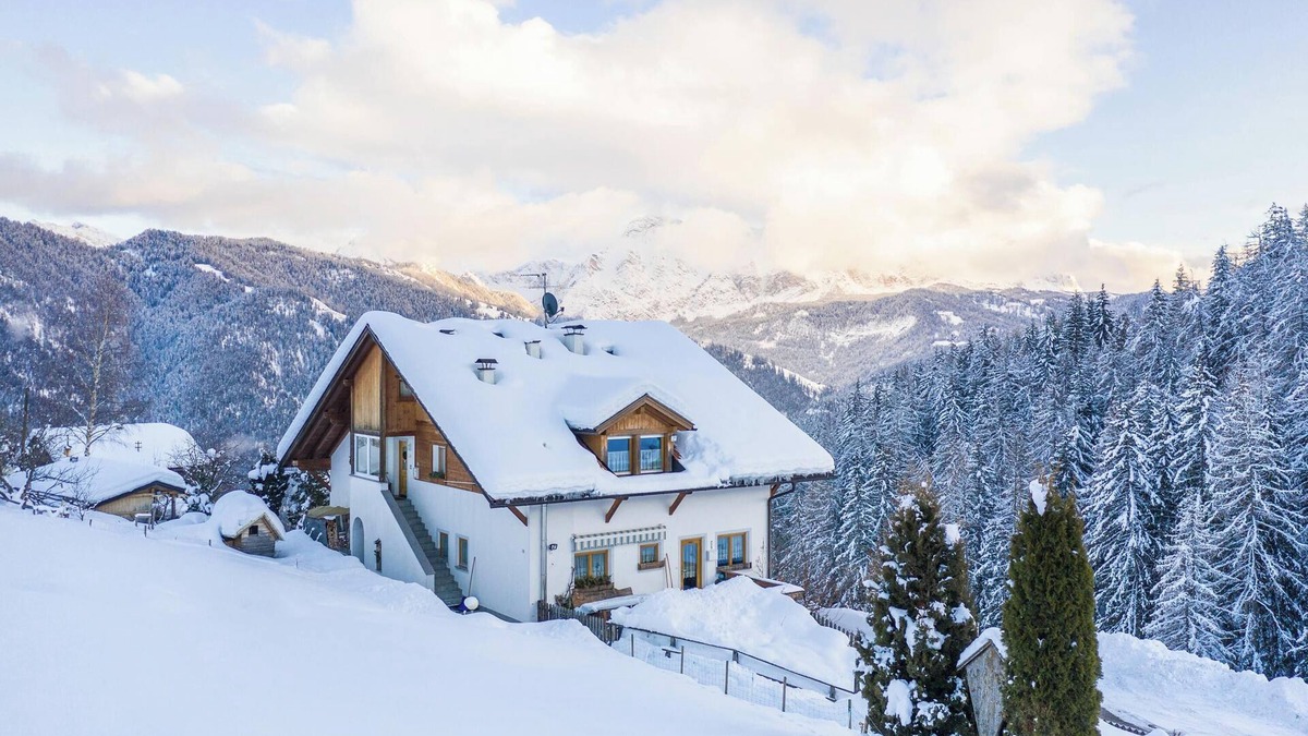 San Martino in Badia Apartment | Holiday Apartment B in House Belodei with Mountain View & Wi-Fi; Parking Available
