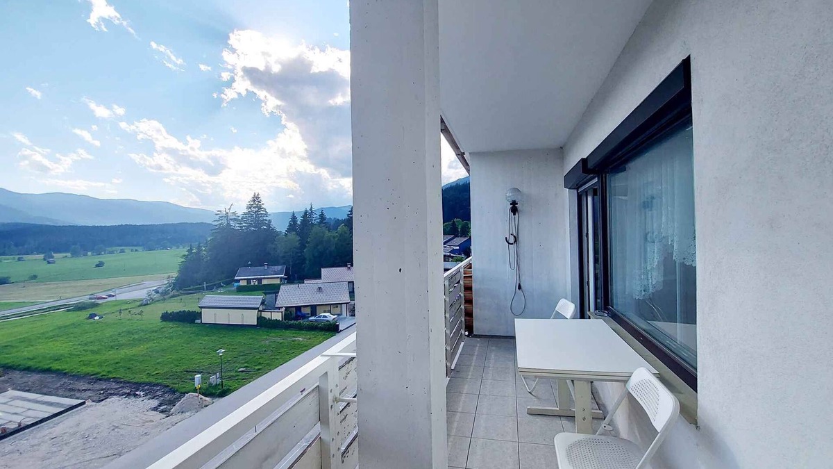 Bad Mitterndorf Apartment | Holiday apartment with balcony and nice view