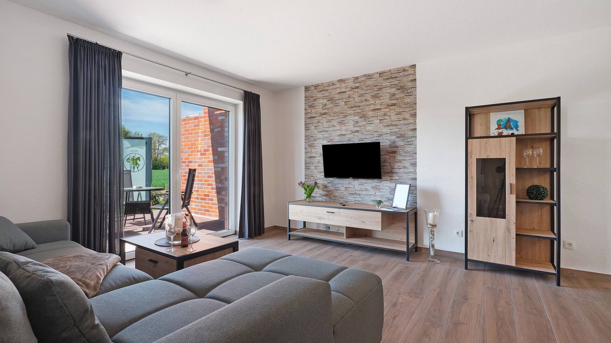 Lastrup Apartment | Holiday Apartment 'Anna 2 Eg' with Private Terrace and Garden