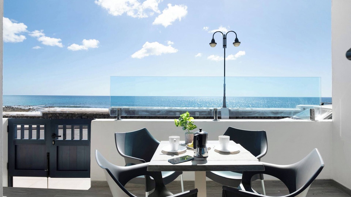 Arrieta Apartment | Holiday Apartment “Callao Beach 2” with Sea View, Terrace & WiFi