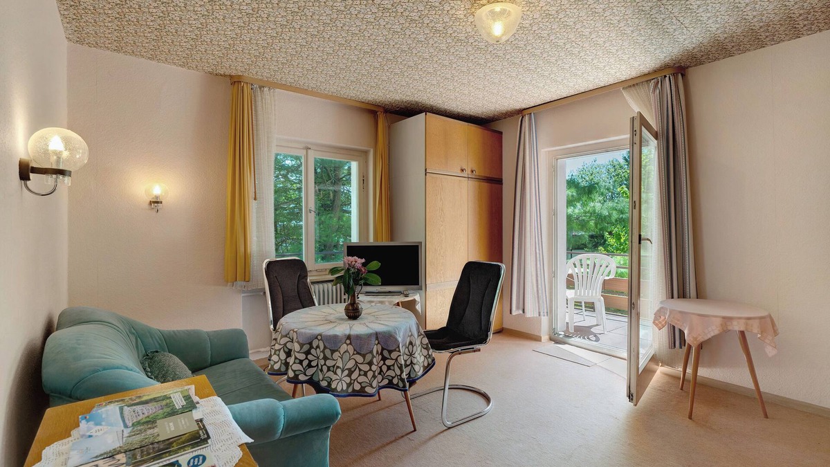 Bad Wildbad Apartment | Holiday Apartment 'No. 7' with Mountain View and Balcony; additional dogs upon request