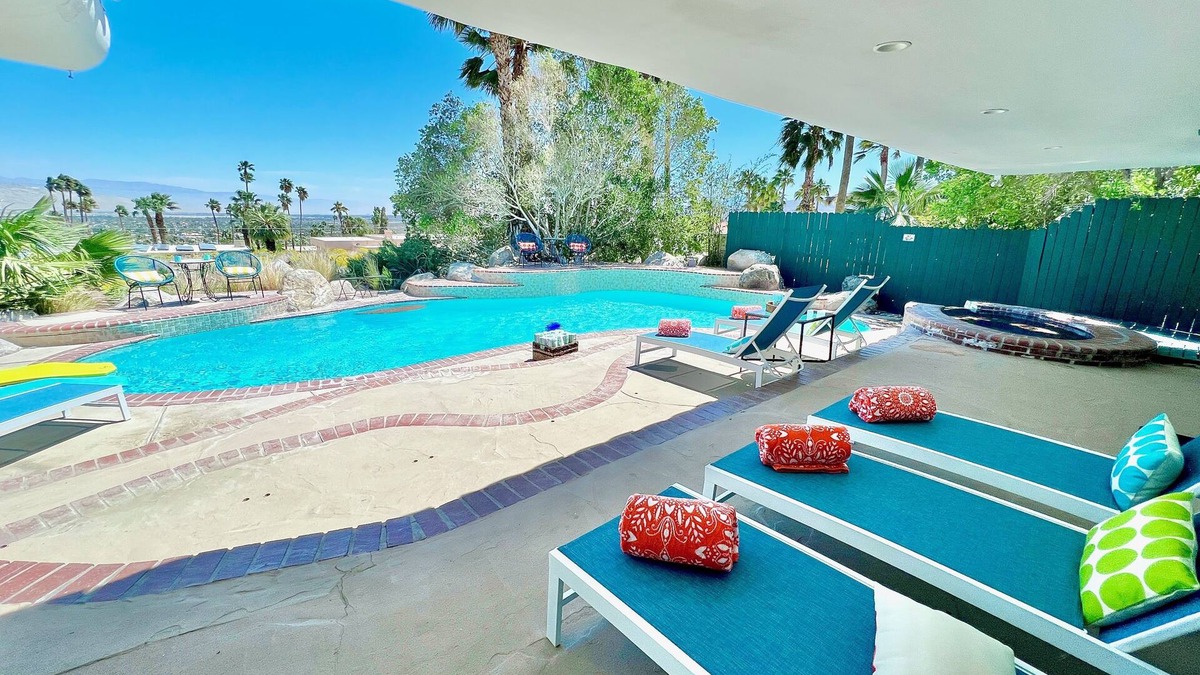 Chino Canyon House | Holiday Hill House - Views, Pool/Spa, Pickleball, Pool Table, Ping Pong