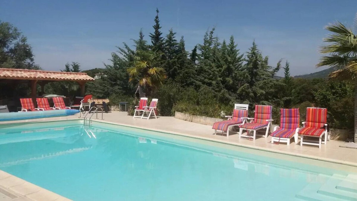 Eccica-Suarella House | Holiday Home "Grande Maison Casalta di San Ghjuva" with Mountain View, Private Pool & Wi-Fi