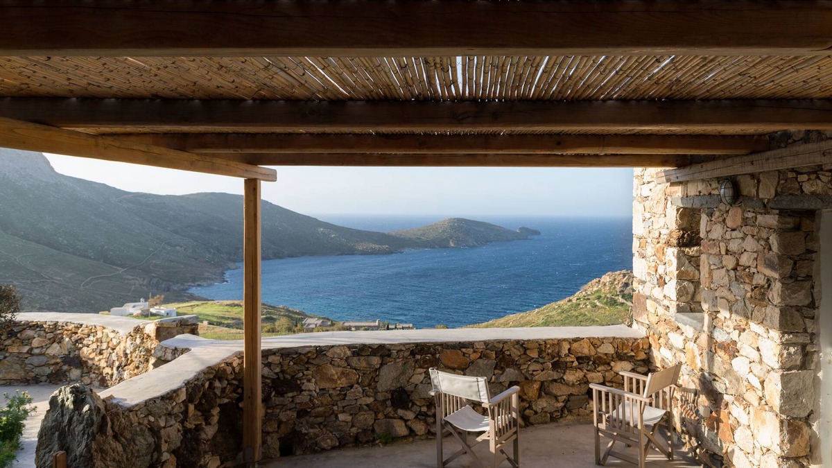 Serifos House | Holiday Home 'Koukios Cells Serifos Cycladic Home' with Sea View, Wi-Fi and Air Conditioning