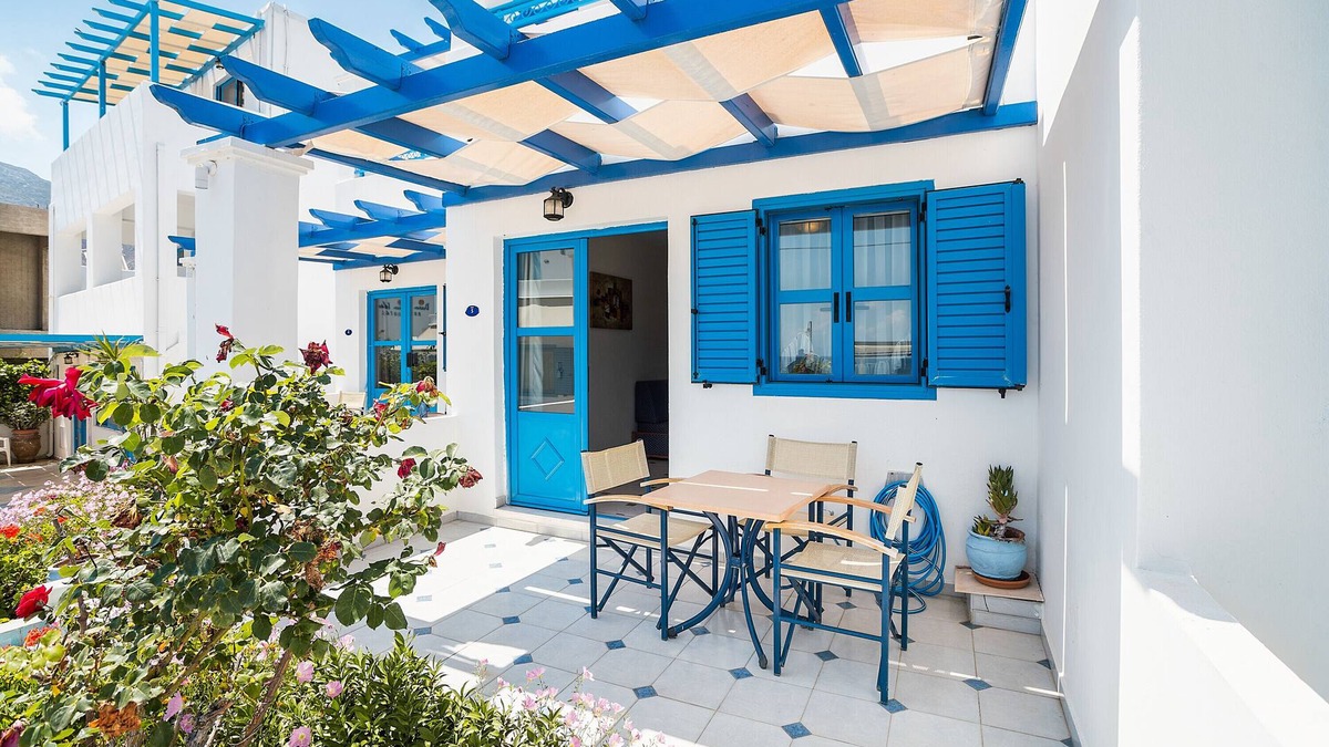 Tilos House | Holiday Home 'Livadia Beach Suite ' with Sea View, Wi-Fi and Air Conditioning