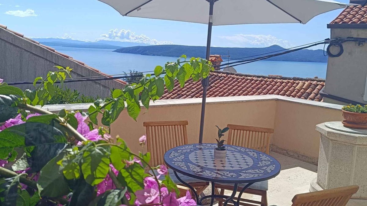 Mosenice House | Holiday home mit Terrasse und Meerblick