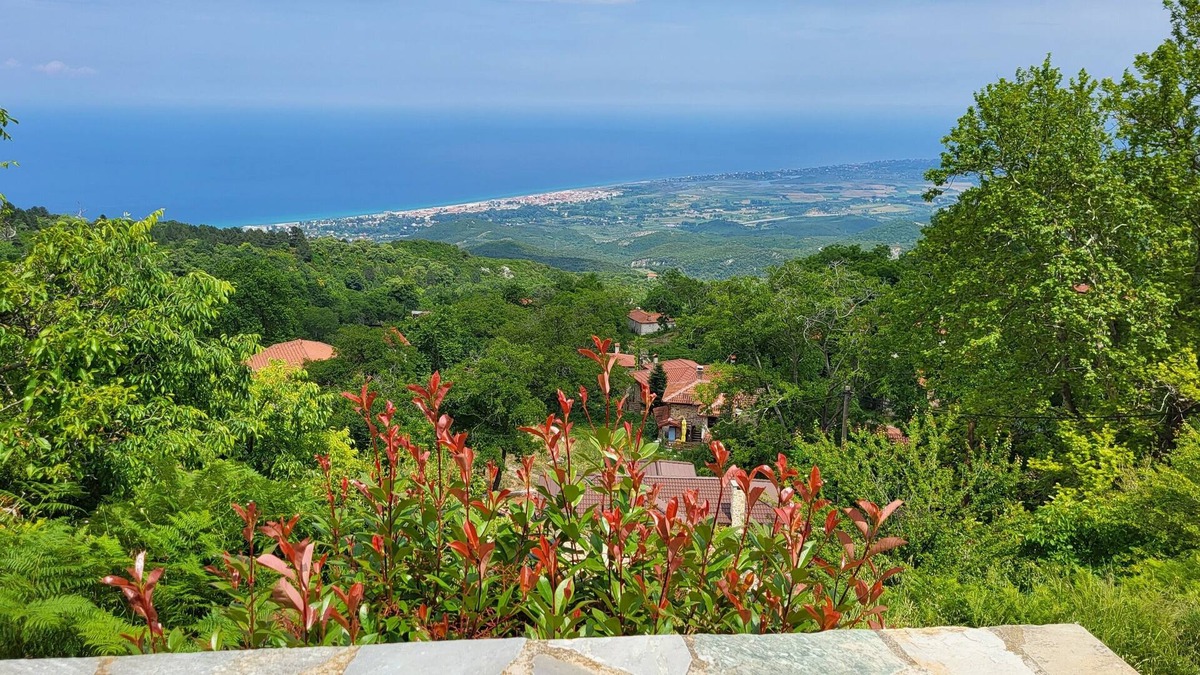 Poroi House | Holiday house beach & mountain for 2-6 people, great sea views from everywhere, pool