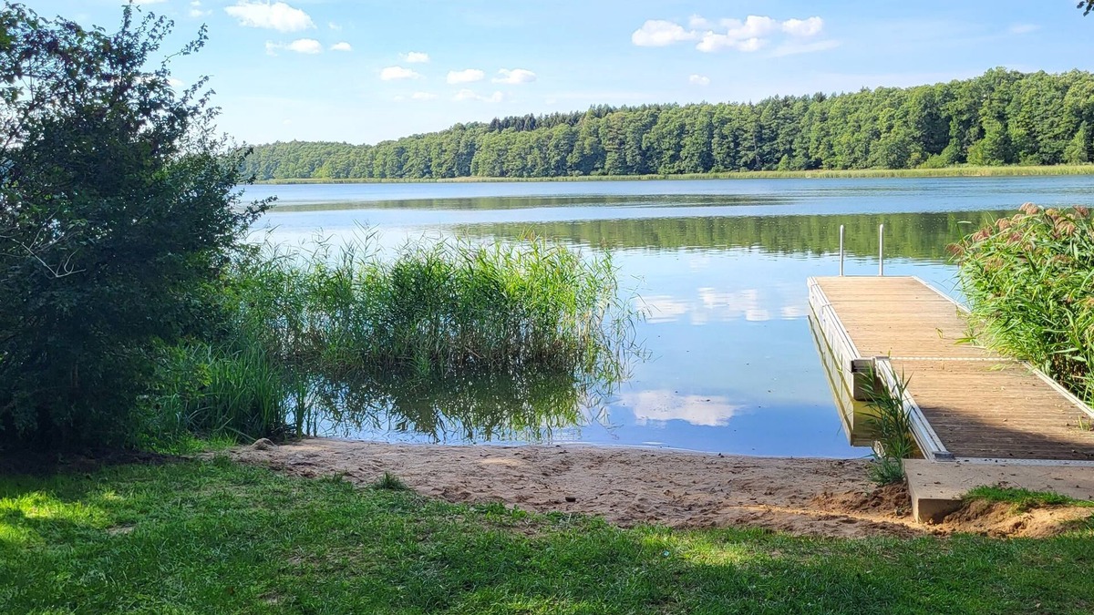 Godendorf Condo | Holidays at Godendorfer See 300m, rowing boat, dog on request, fireplace, 2x toilet, 2 bedrooms