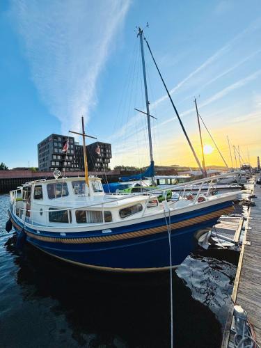 Uberseestadt Boat Rental | Holländisches Stahlboot