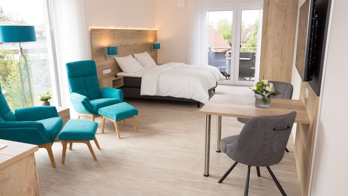 Dinklage Apartment | @home Boardinghouse Apartment Premium with Terasse 01