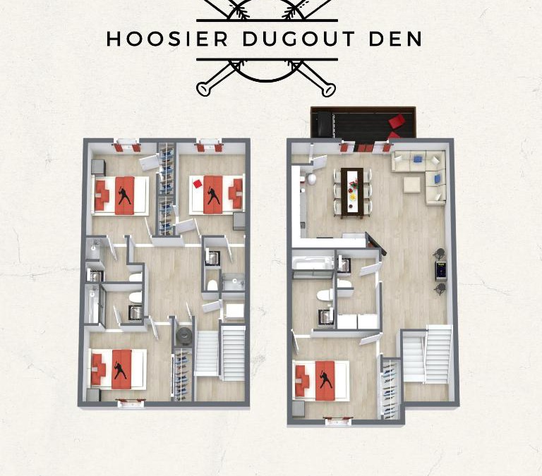 Bloomington Apartment | Hoosier Dugout Den