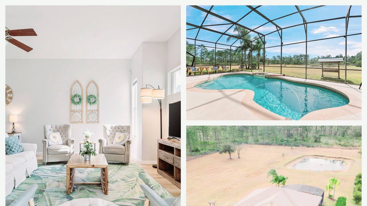 Wedgefield House | Hot Tub and Heated Pool on over 4 acres! Super quiet, peaceful, and private!
