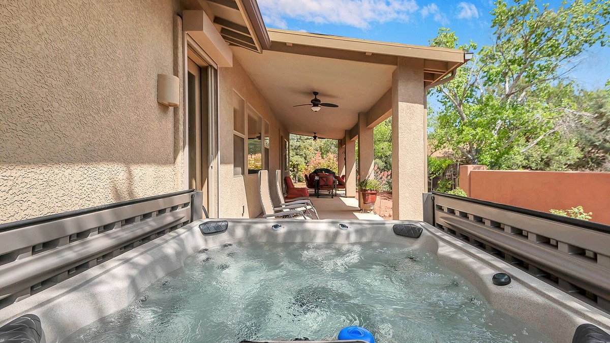 West Sedona House | Hot Tub, Central Location, Sleeps 10, TV's In Every Room-Fenced Yard